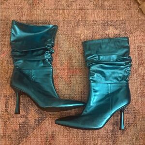 Jeffrey Campbell metallic Heeled Boots Guillo-2